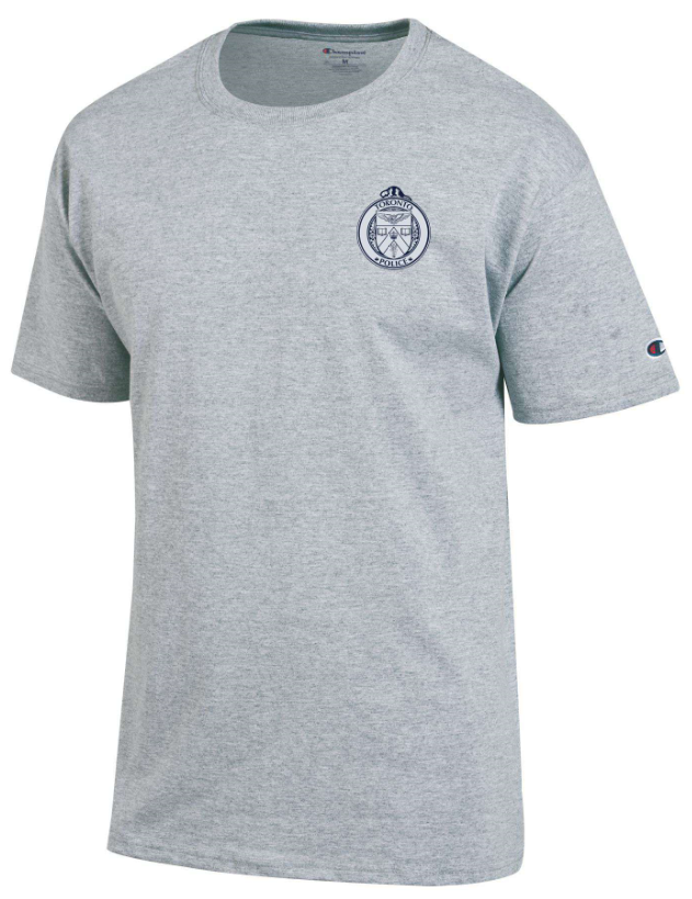 Gray champion t shirt deals