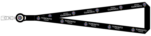 TORONTO POLICE SUBLIMATED RETRACTABLE LANYARD