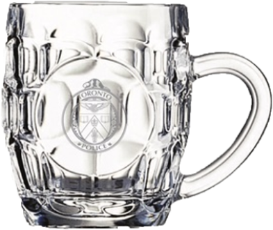 TORONTO POLICE 10oz ETCH DIMPLE MUG