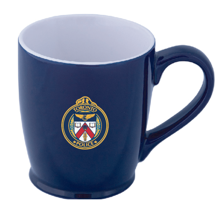 TORONTO POLICE MUGS WITH COLOURED CREST