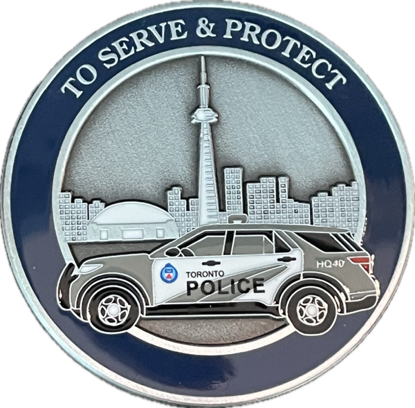 TORONTO POLICE TO SERVE AND PROTECT CHALLENGE COIN