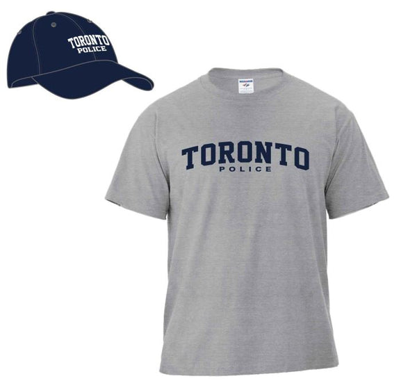 TORONTO POLICE T-SHIRT AND HAT COMBO