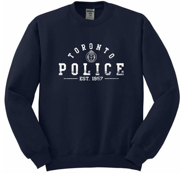 Navy blue police on sale sweater