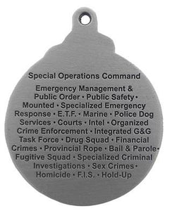 TORONTO POLICE SPECIAL OPERATIONS KEYCHAIN