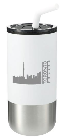TORONTO POLICE BROOK TUMBLER