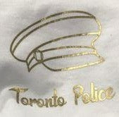 TORONTO POLICE BABY TOWEL