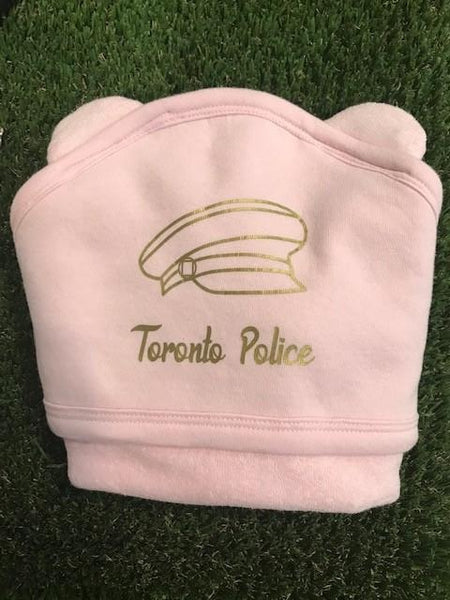 TORONTO POLICE BABY TOWEL